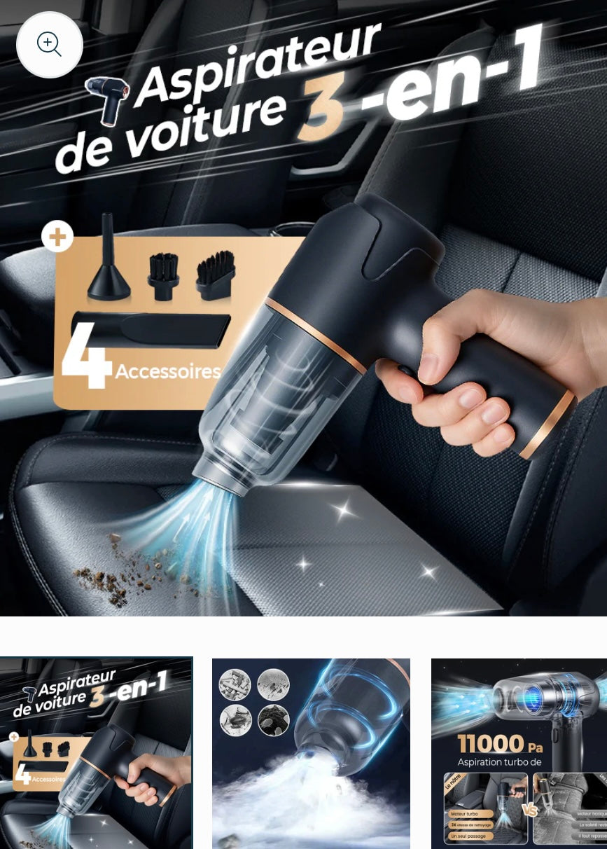 đAspirateur soufflant, aspirant et gonflant tout-en-un sans fil pour la maison et la voituređ„